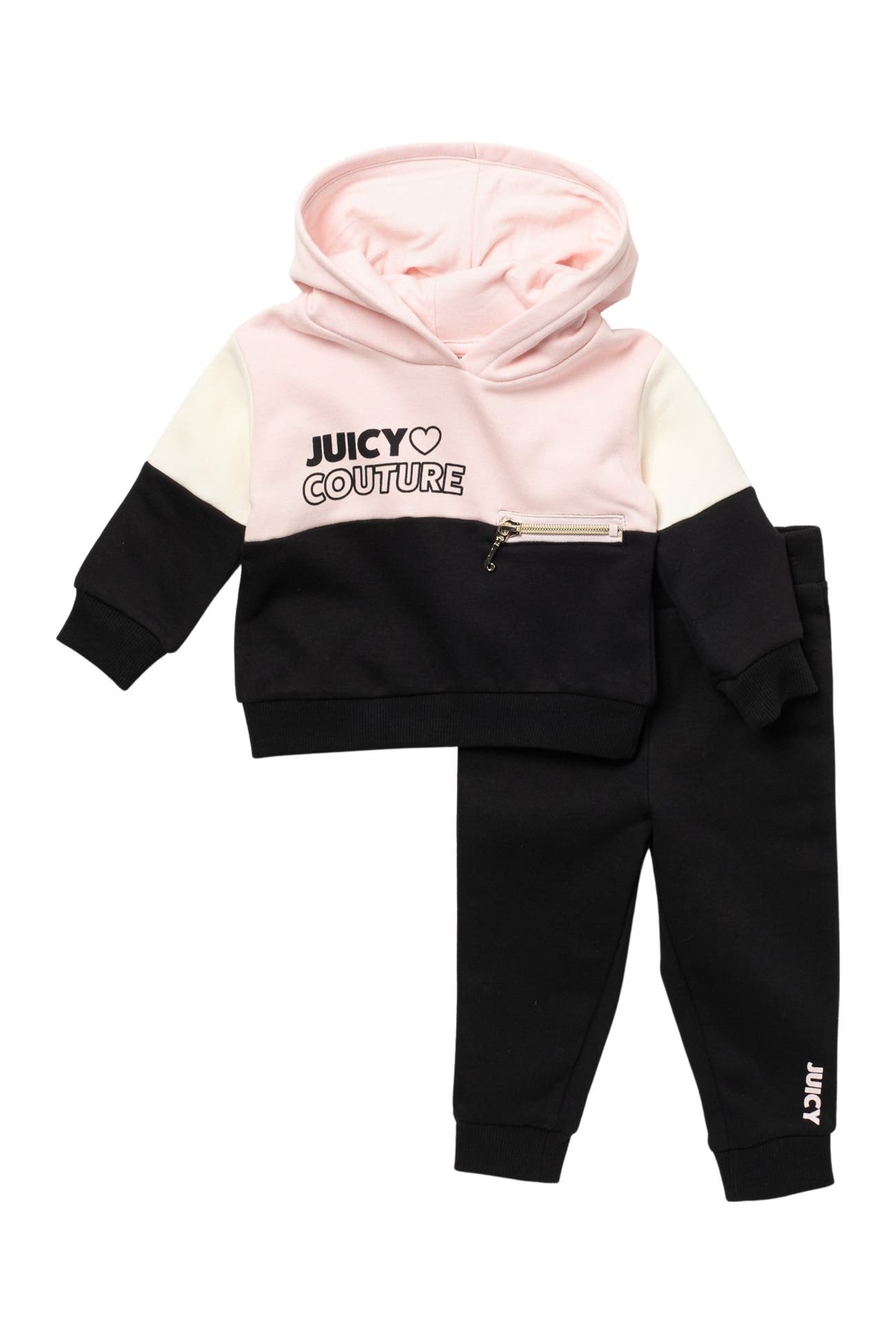 Juicy Couture | Colorblock Hoodie & Pants Set | Nordstrom Rack