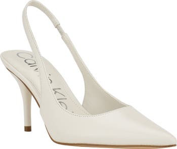 Calvin klein slingback deals pumps