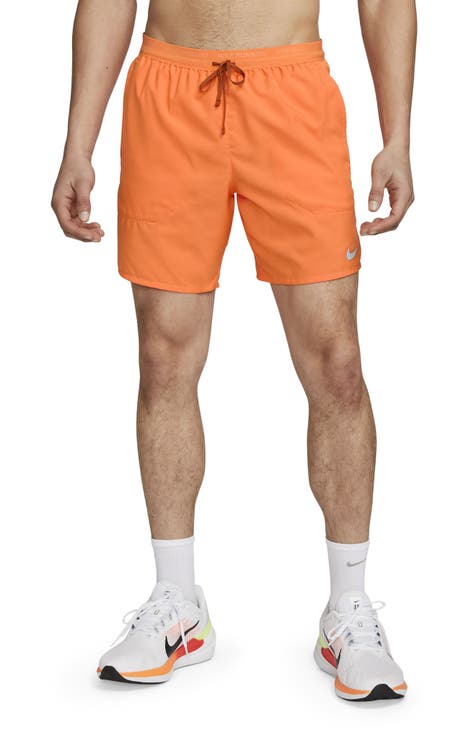 Orange Shorts for Young Adult Men