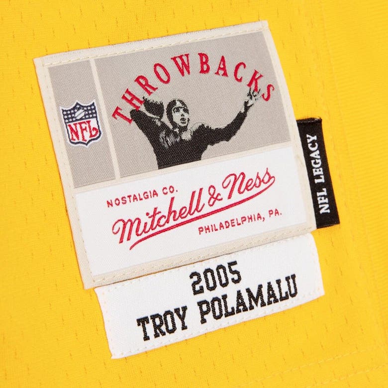 Split Home & Away Legacy Troy Polamalu Pittsburgh Steelers Home 2005 Jersey  - Shop Mitchell & Ness Authentic Jerseys and Replicas Mitchell & Ness  Nostalgia Co.