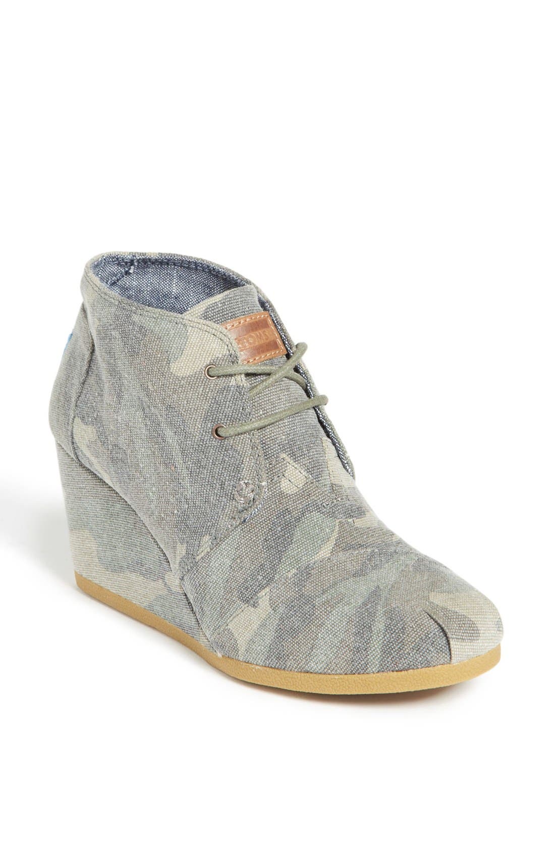 toms melrose wedge bootie