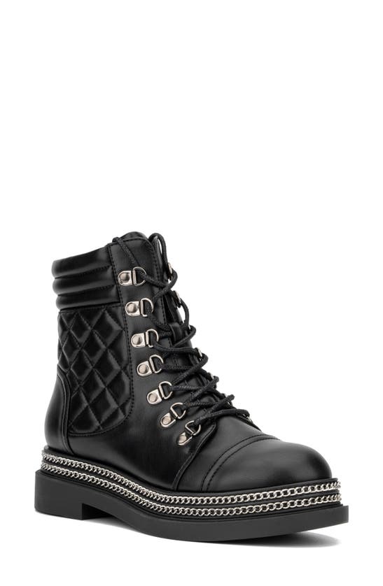 New York And Company Women's Katelynn Lugged Sole Booties Women's Shoes In Black