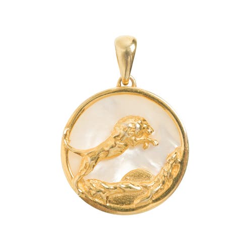 Freya Rose Zodiac Pendant In Leo