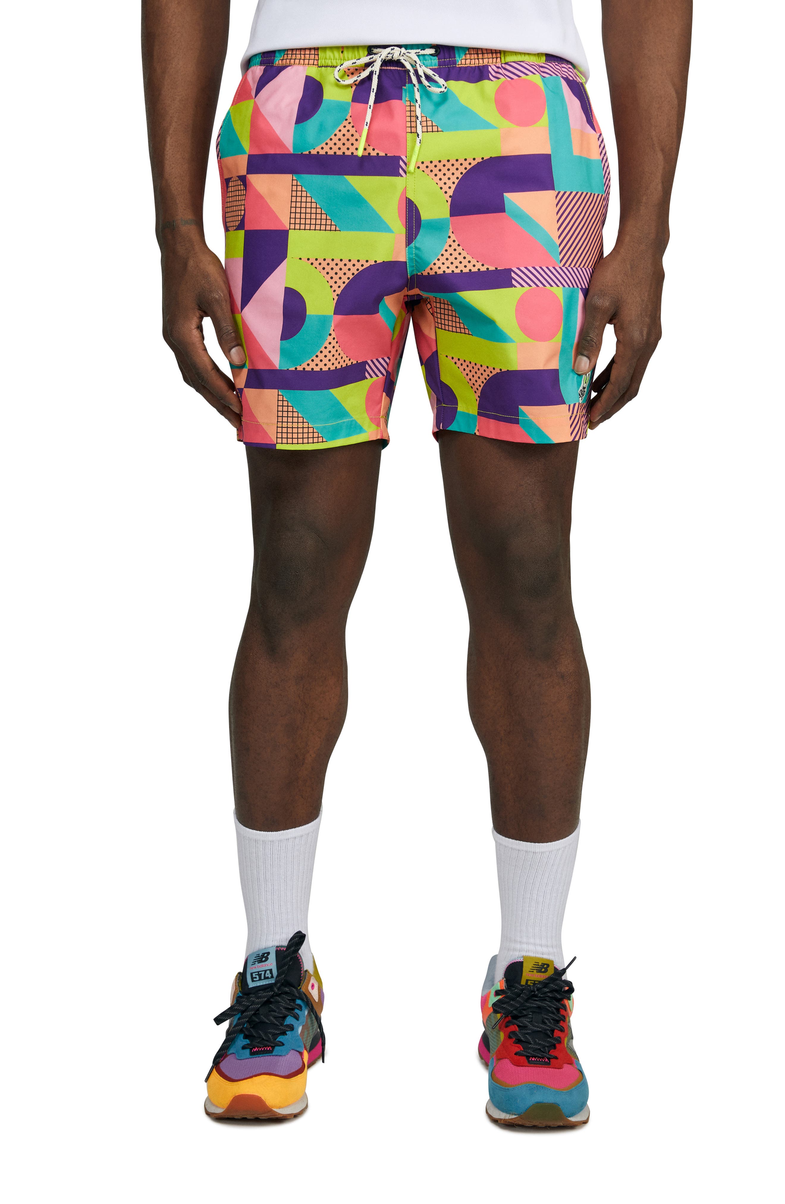 Psycho Bunny Henry Deco Swim Trunks 