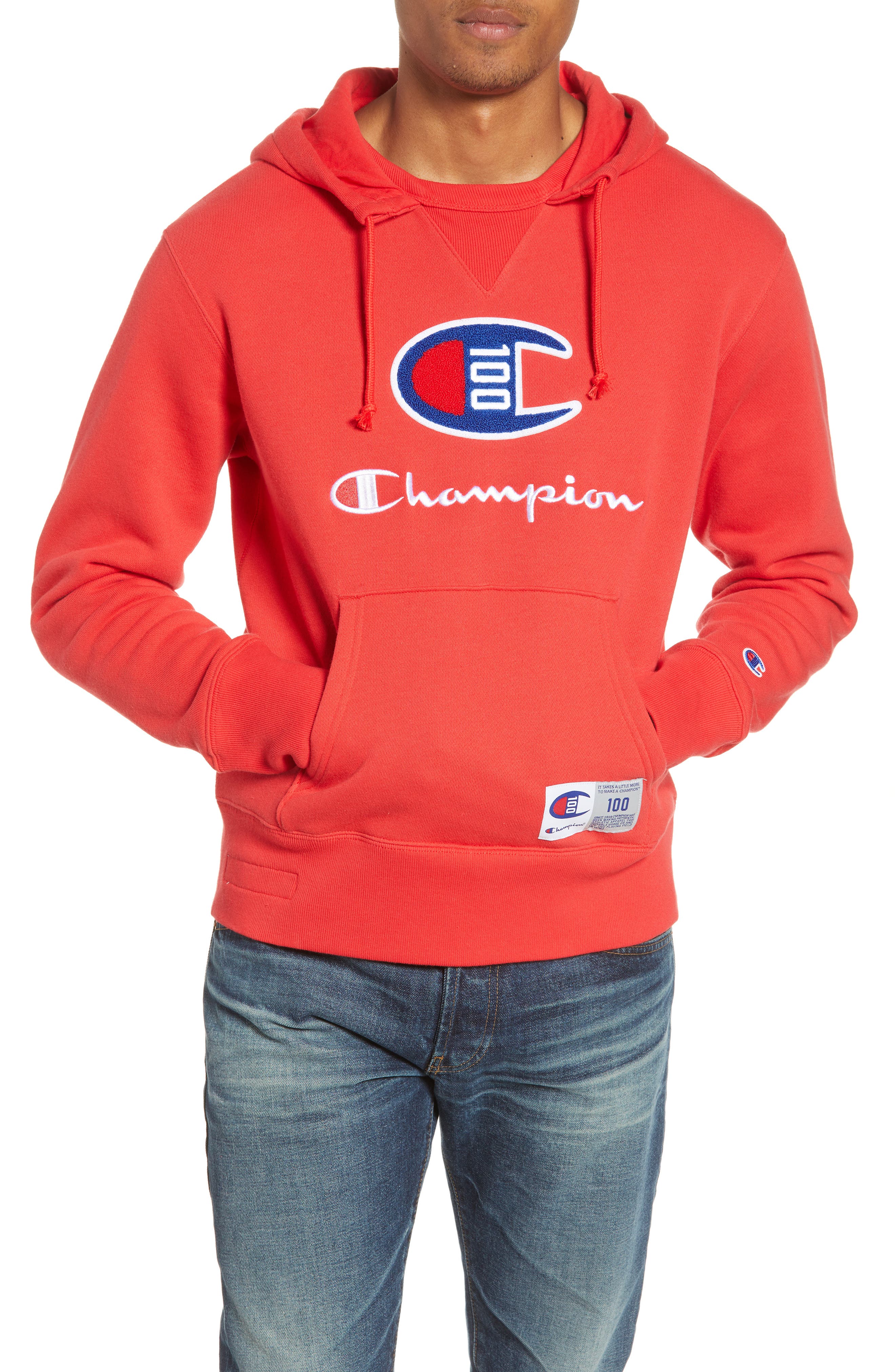 champion century collection hoodie