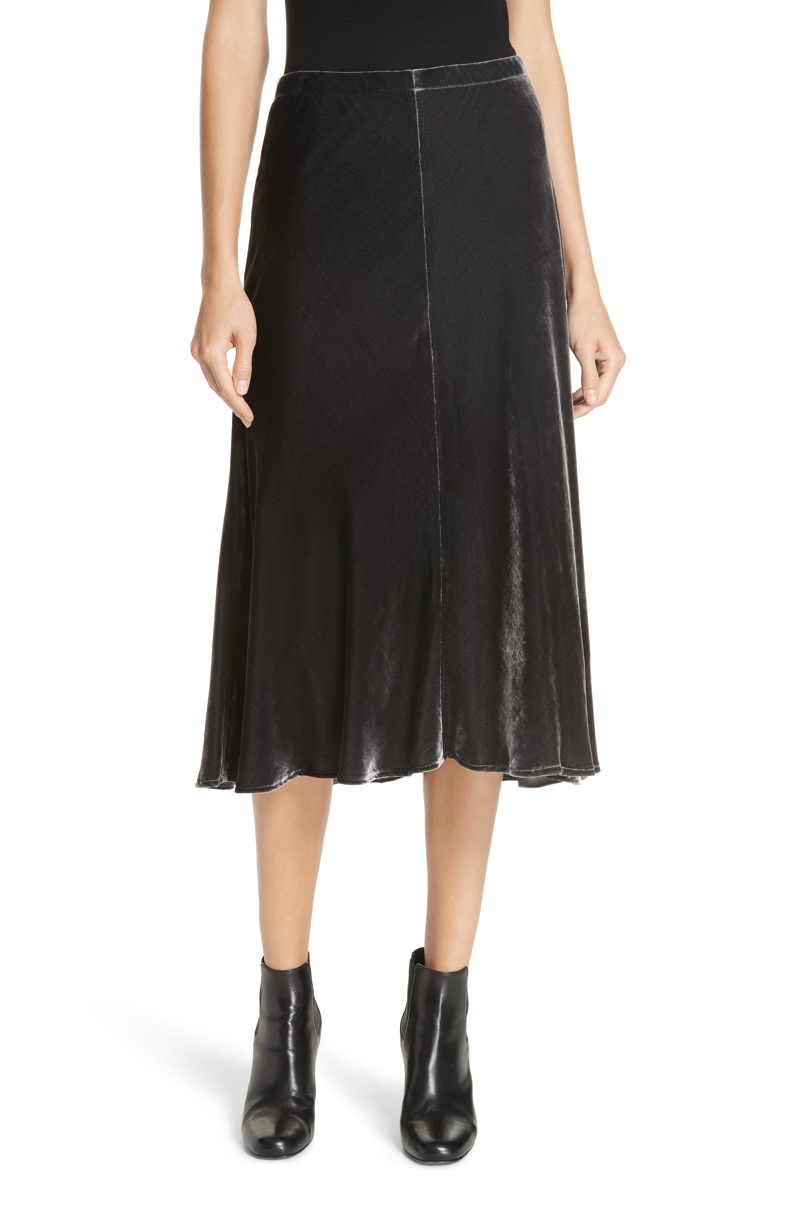 Eileen Fisher Velvet ALine Skirt (Regular & Petite) Nordstrom