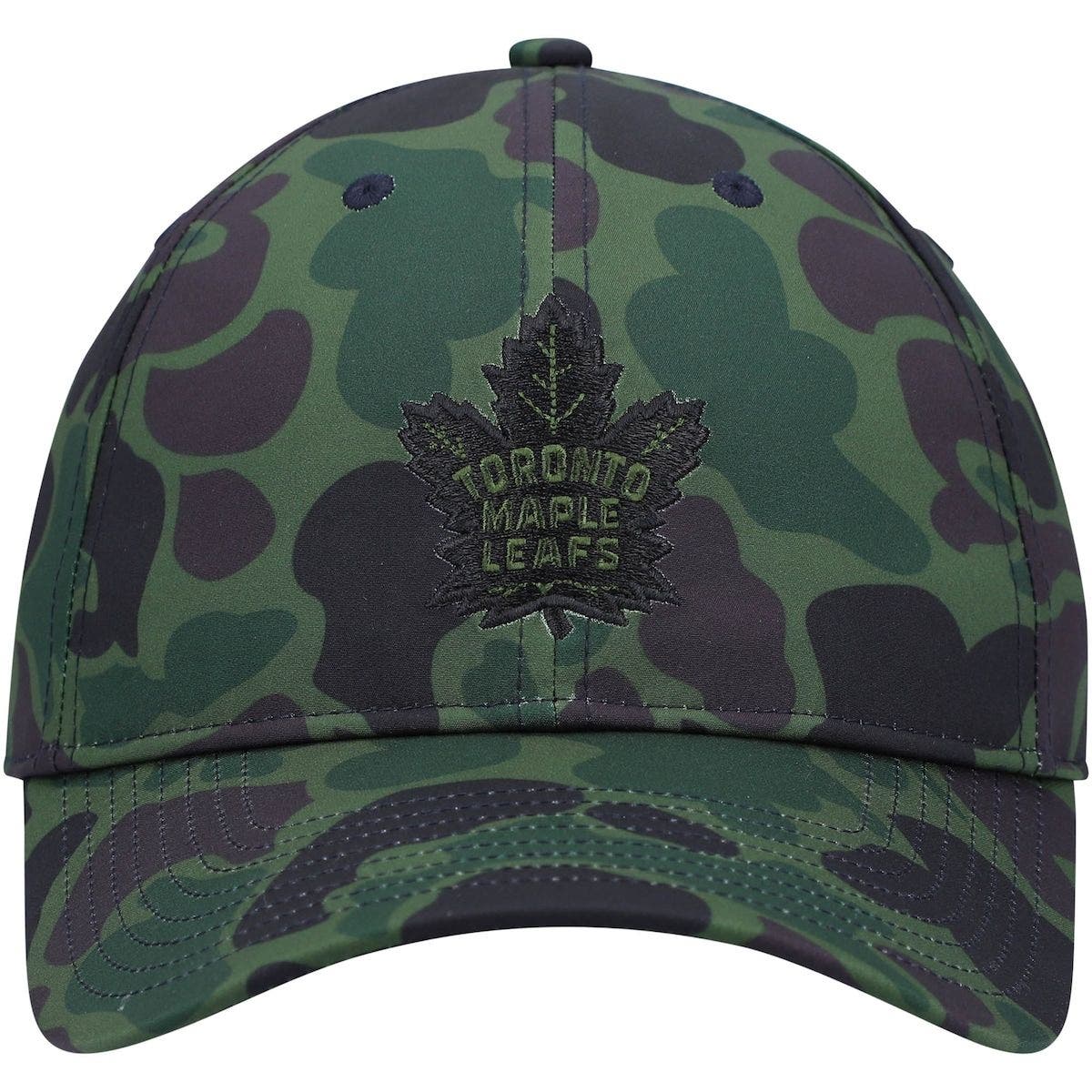 maple leafs camo hat