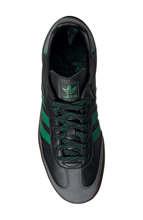 Shop Adidas Originals Adidas Samba Sneaker In Black/green/grey