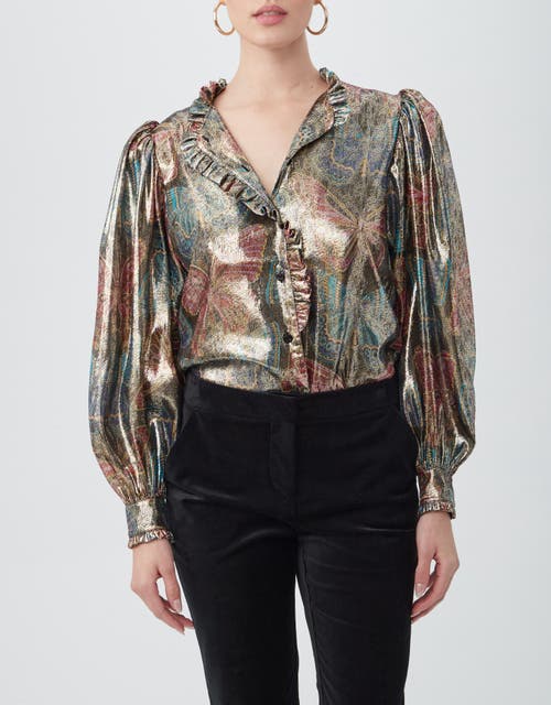 Shop Trina Turk New Moon Top In Multi