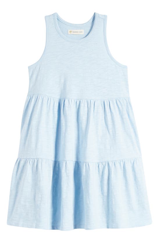 Shop Tucker + Tate Kids' Tiered Dress In Blue Falls