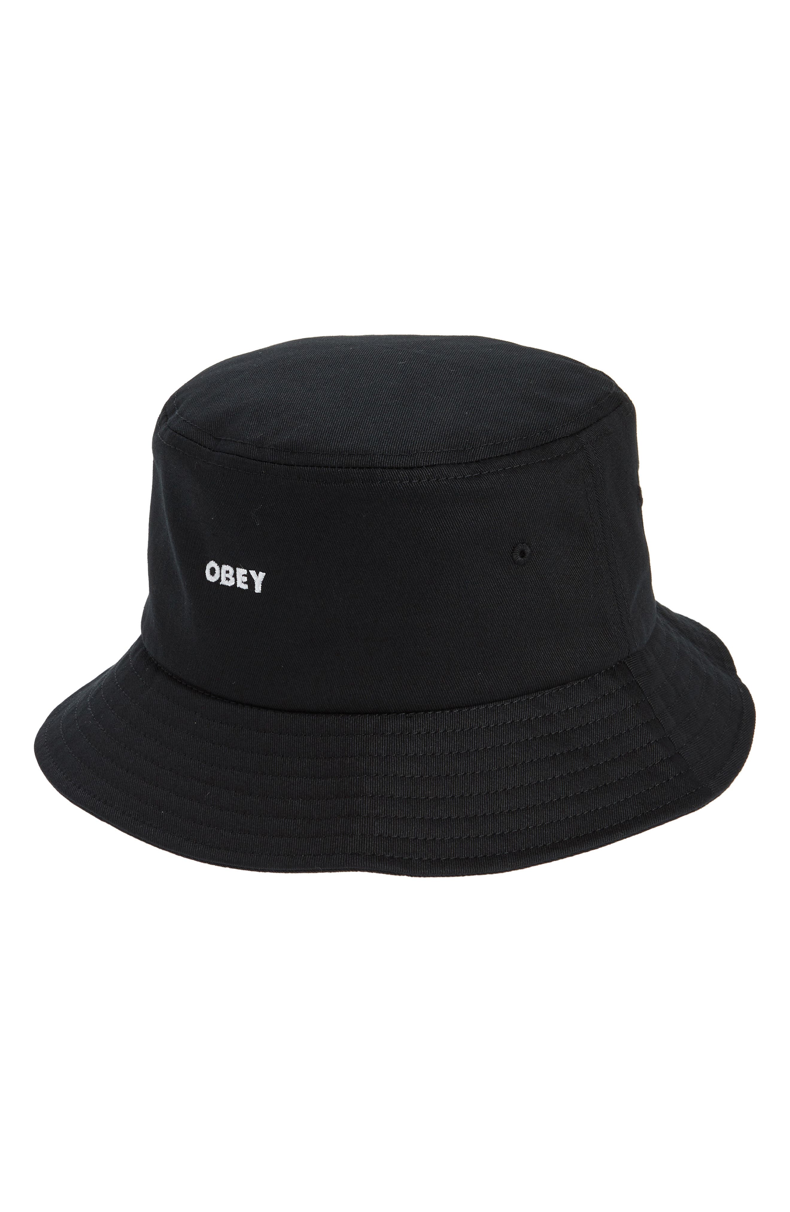 obey black bucket hat