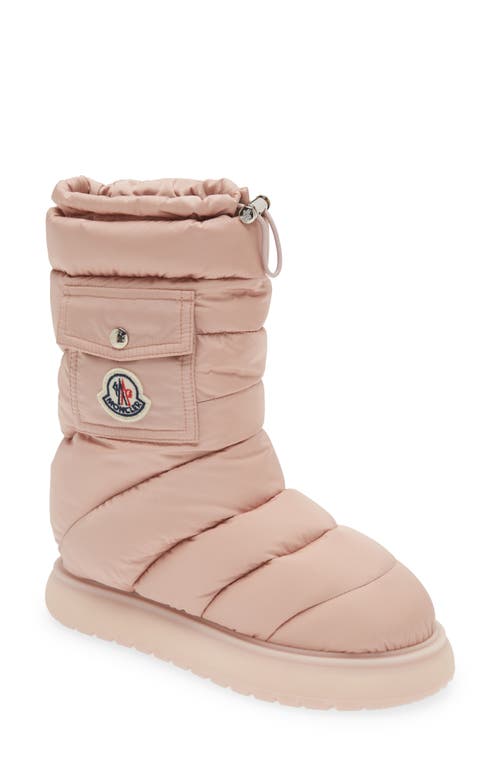 Moncler Gaia Pocket Puffer Snow Boot in Light Pink at Nordstrom, Size 9Us