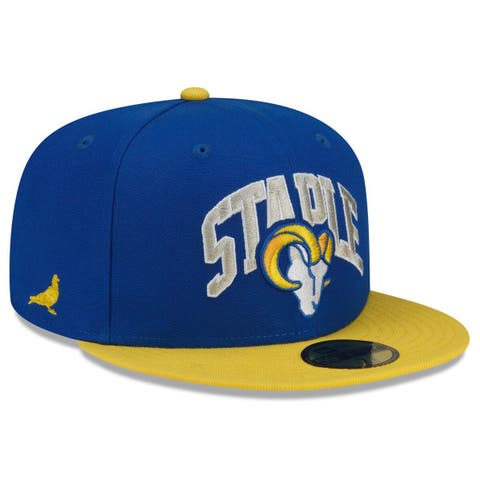 Men's New Era Graphite Los Angeles Rams Alternate Logo Storm II Low Profile  59FIFTY Fitted Hat