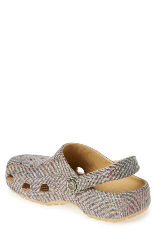 Shop Crocs Classic Tweed Print Clog In White