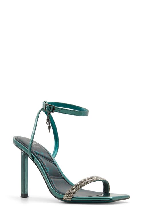 ALDO x Wicked Bewitching Ankle Strap Sandal in Dark Green 