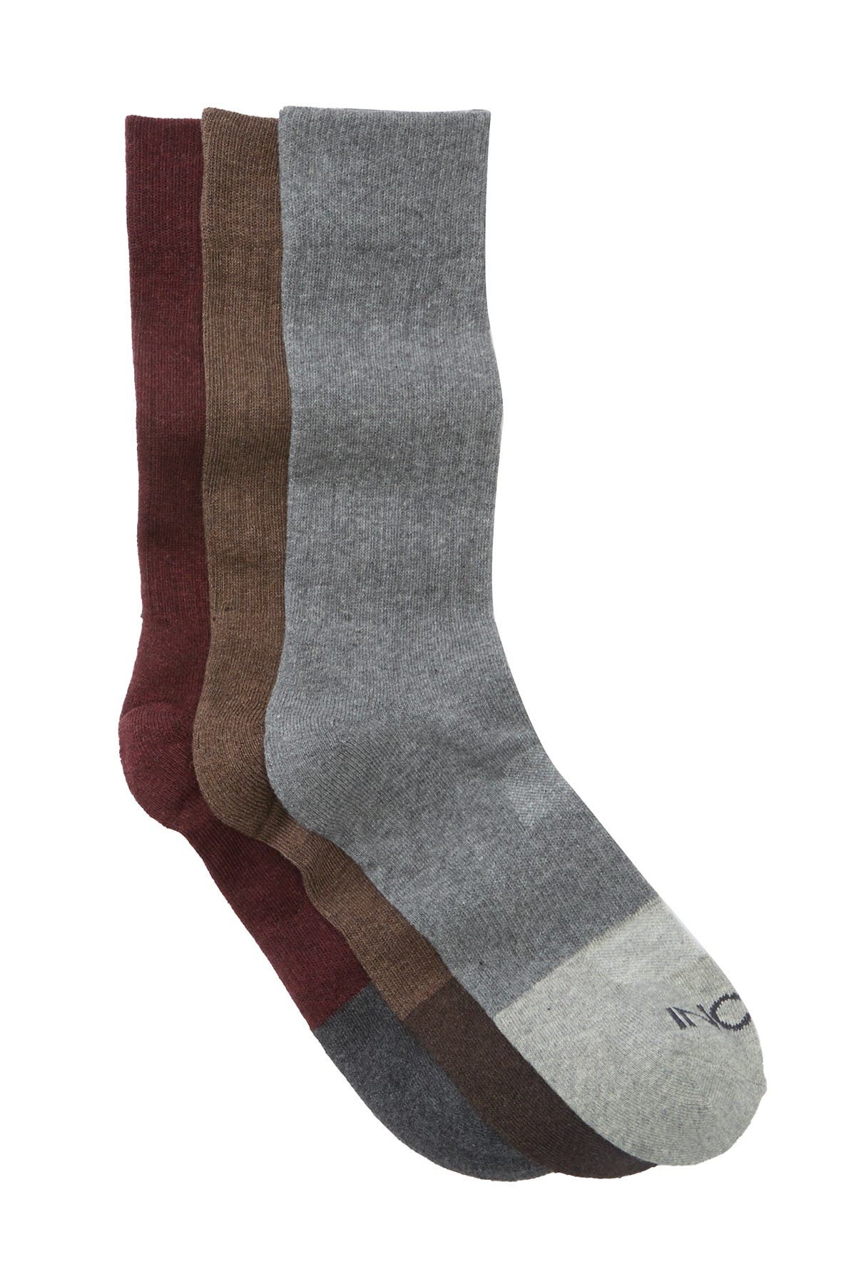 BOCONI | Heather Color Block Crew Socks - Pack of 3 | Nordstrom Rack