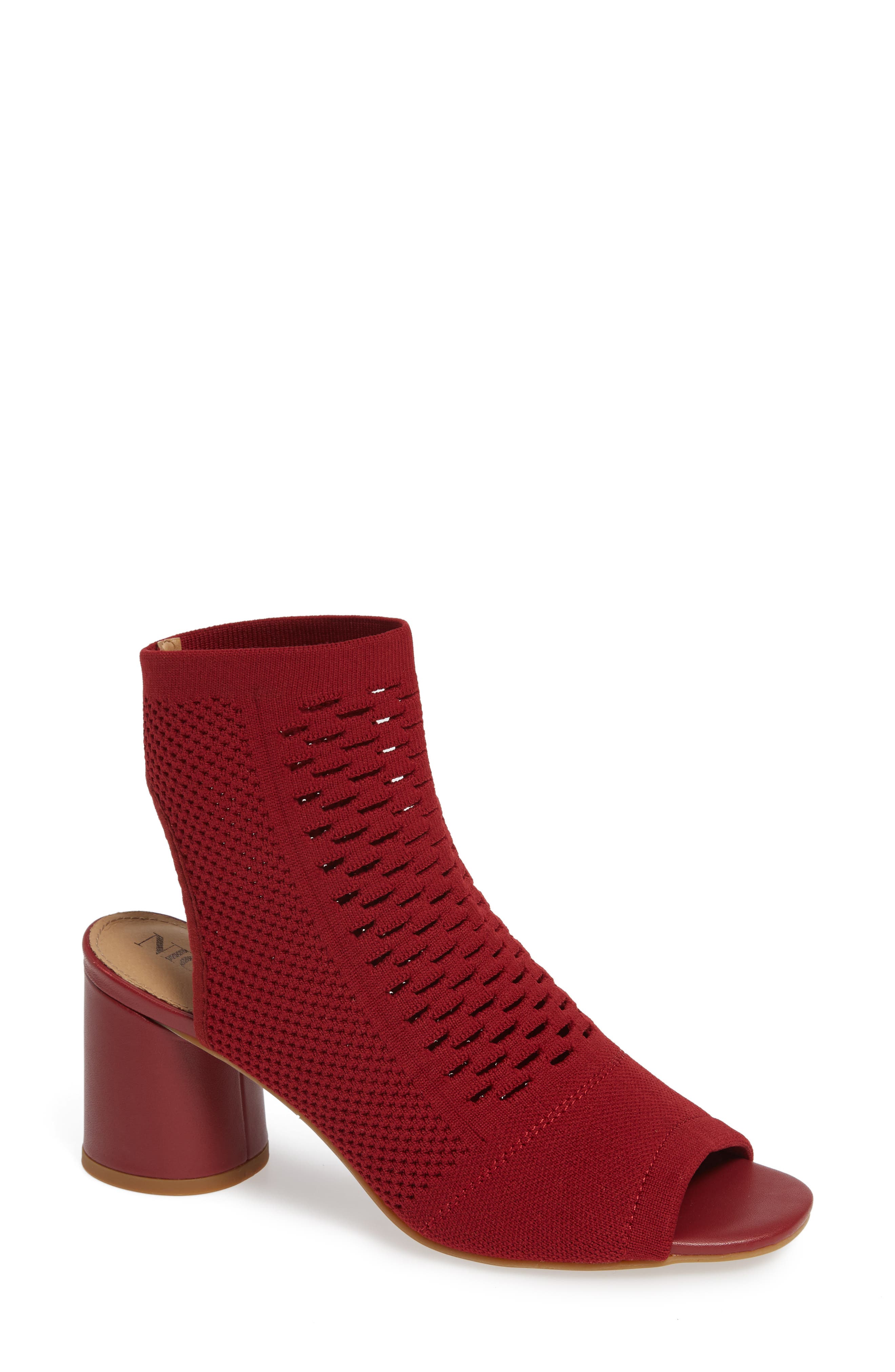 Nic+Zoe Priya Knit Bootie, Red