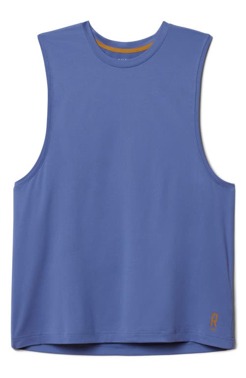 Shop Rhone Base Training Sleeveless Performance Muscle Tee In Morning Blue