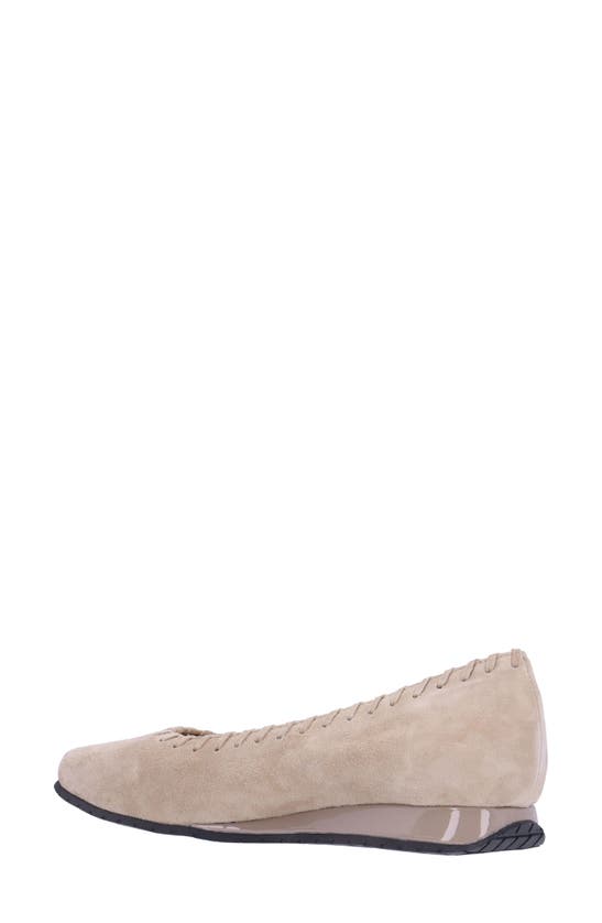 Shop L'amour Des Pieds Tiffanie Wedge In Taupe