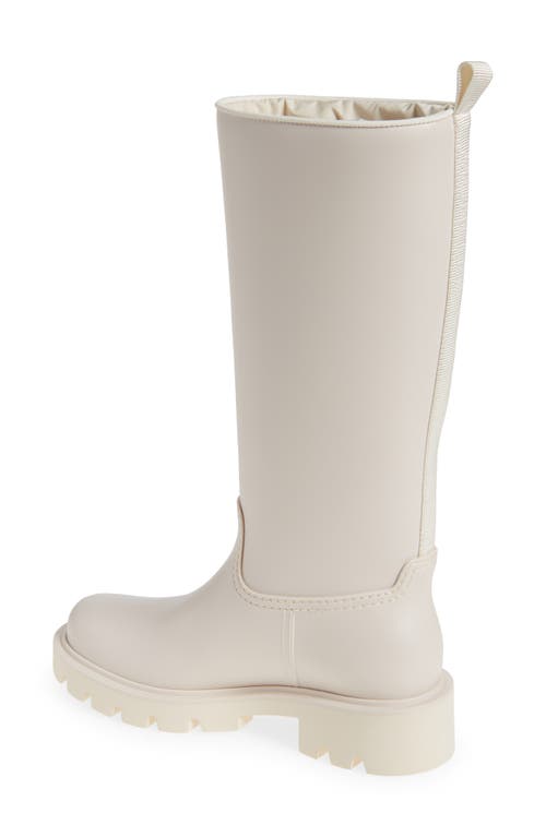 Shop Moncler Kickstream Waterproof Rain Boot In White