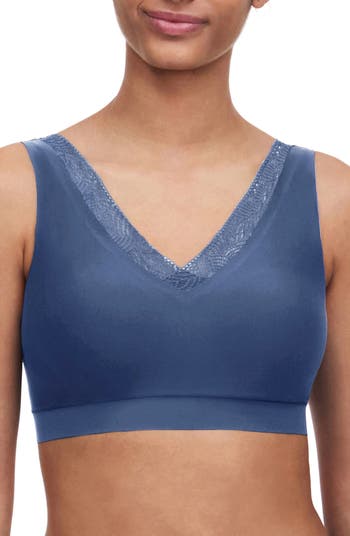 Womens Chantelle blue Lace-Trim T-Shirt Bra
