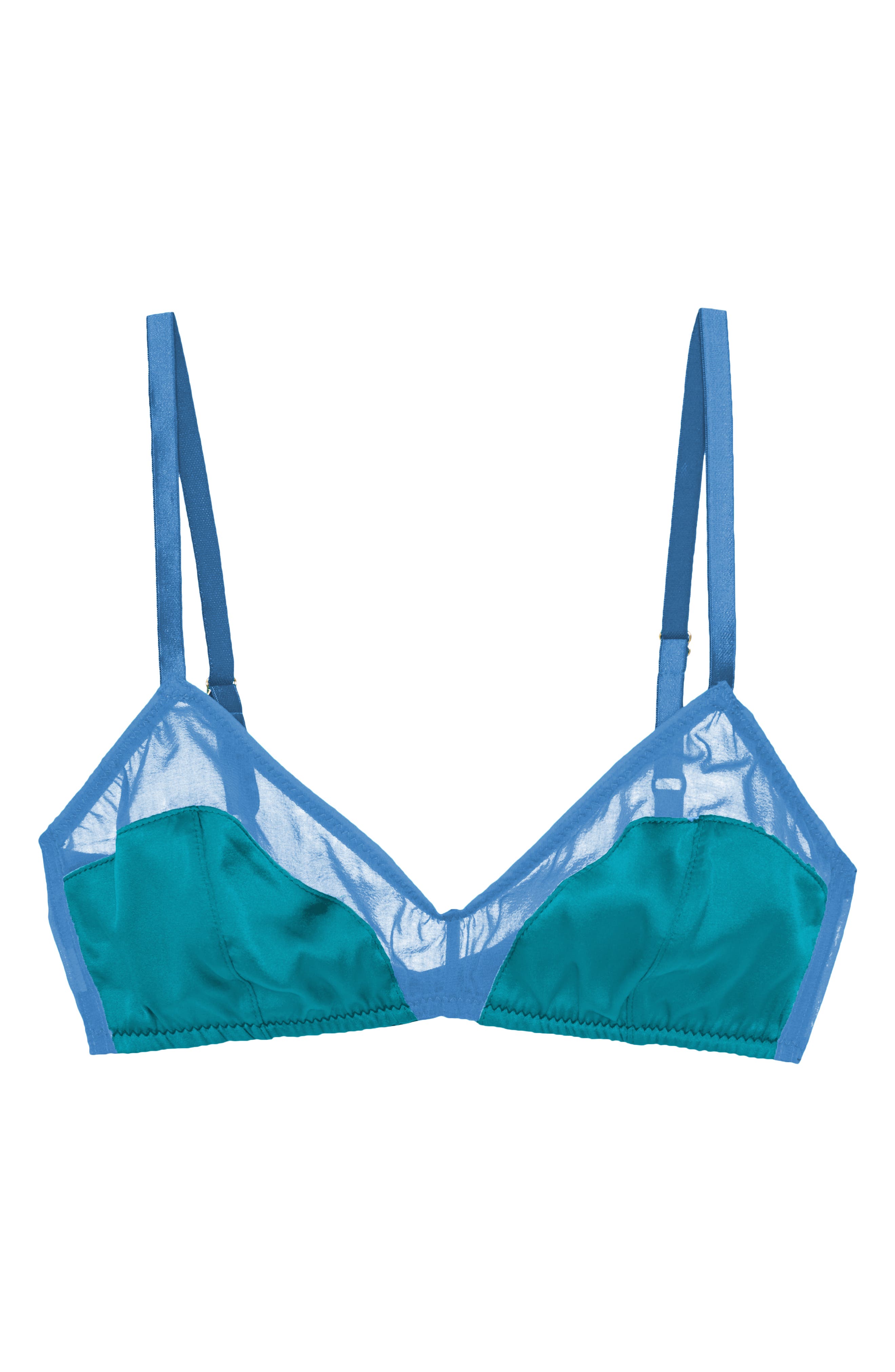 Araks Beatrice Stretch Silk Bralette In Cassis ModeSens