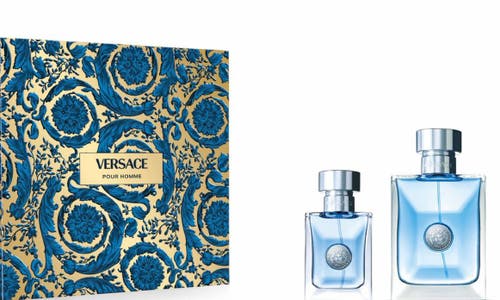 Versace Pour Homme Eau De Toilette 2-piece Gift Set $169 Value In No Color