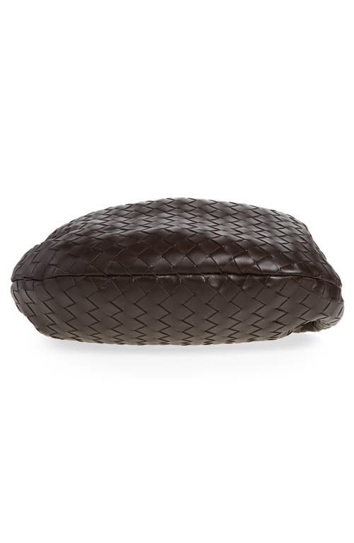 Bottega Veneta Teen Jodie Intrecciato Leather Hobo In 2132 Fondant-gold