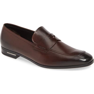 Prada Penny Loafer, Brown