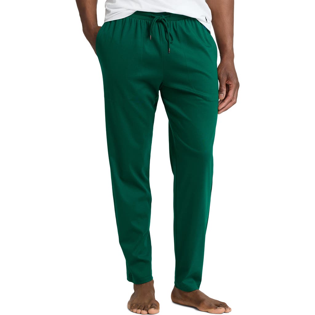 Polo Ralph Lauren Knit Cotton Pajama Pants In Moss Agate