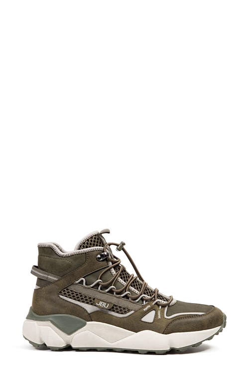 Jbu Gripper Water Resistant Sneaker In Olive/grey