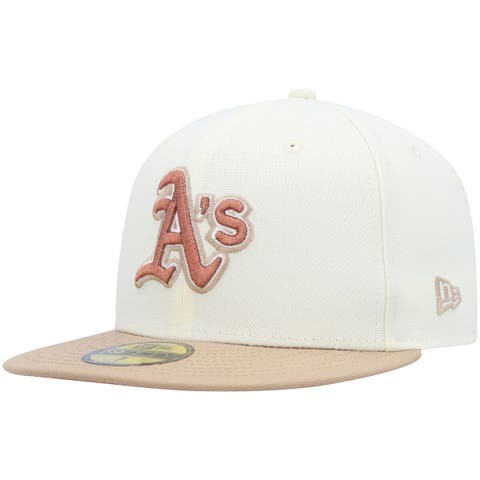 New Era SP Exclusive Rust Oakland A's 59FIFTY Mens Fitted Hat (Orange)