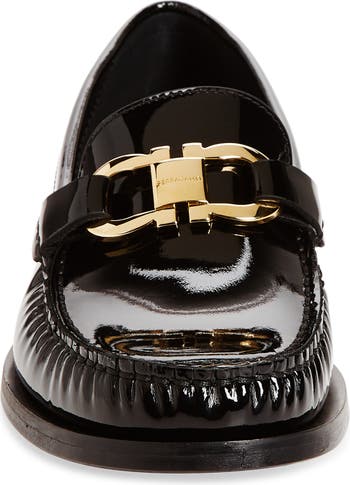 Maryan leather loafers in black - Ferragamo