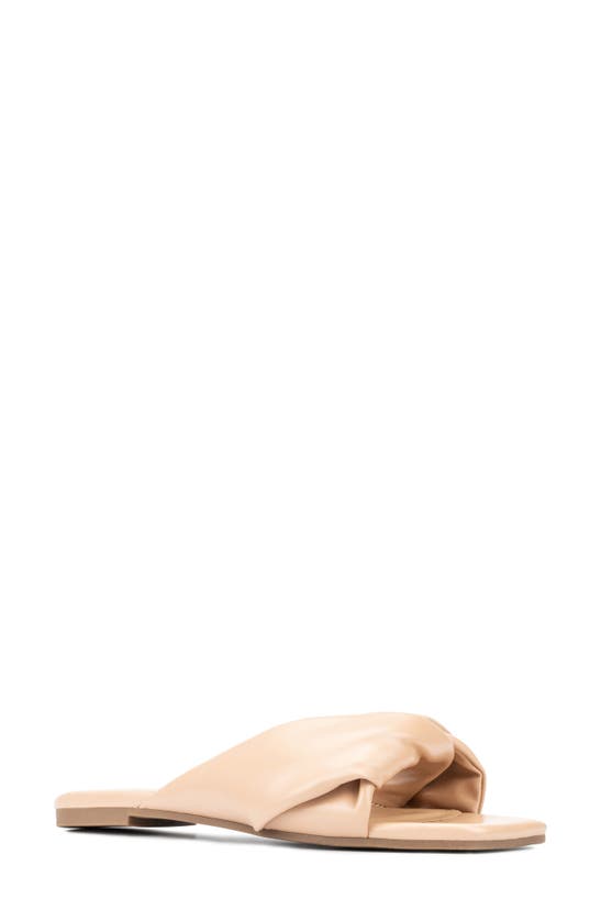 Fashion To Figure Women's Pamela Wide Width Flats In Beige