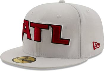 New Era Men's New Era White Atlanta Falcons 1996 Pro Bowl Patch Red  Undervisor 59FIFY Fitted Hat
