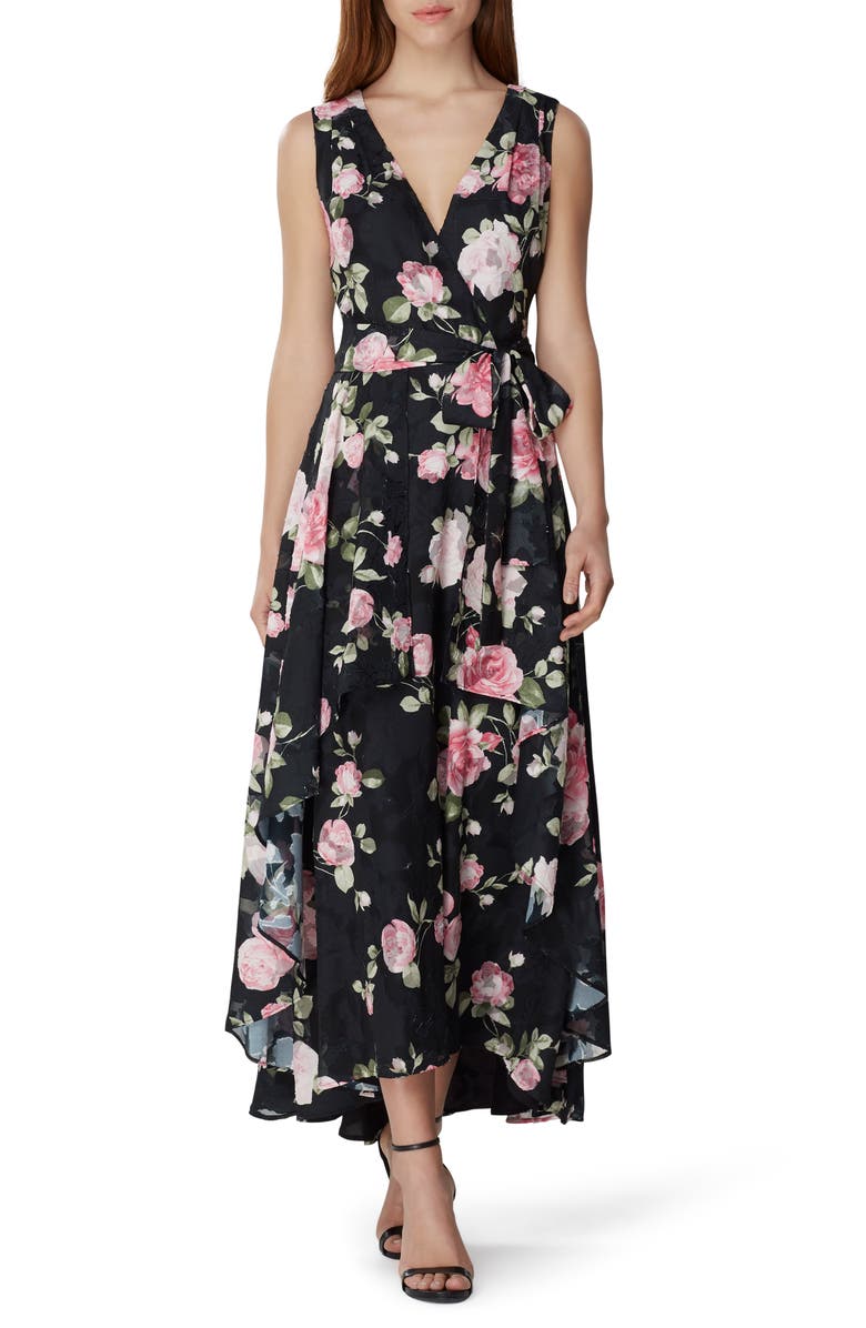 Tahari Floral Chiffon Maxi Dress | Nordstrom