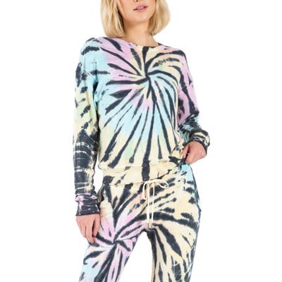 N:philanthropy Night Tie Dye Sweatshirt, Pink