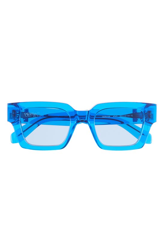 Off-White Crystal Blue Virgil Sunglasses