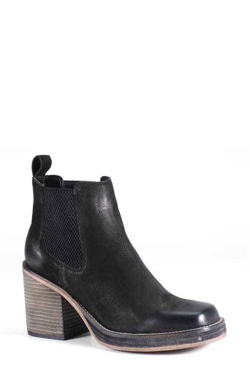 Ser Eeta Platform Chelsea Boot in Black