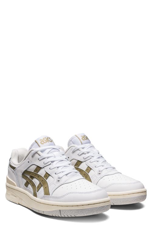 国内配送 asics EX89 WHITE /SAFARI KHAKI EX89 | Unisex | White/Safari Khaki | Sportstyle Shoes