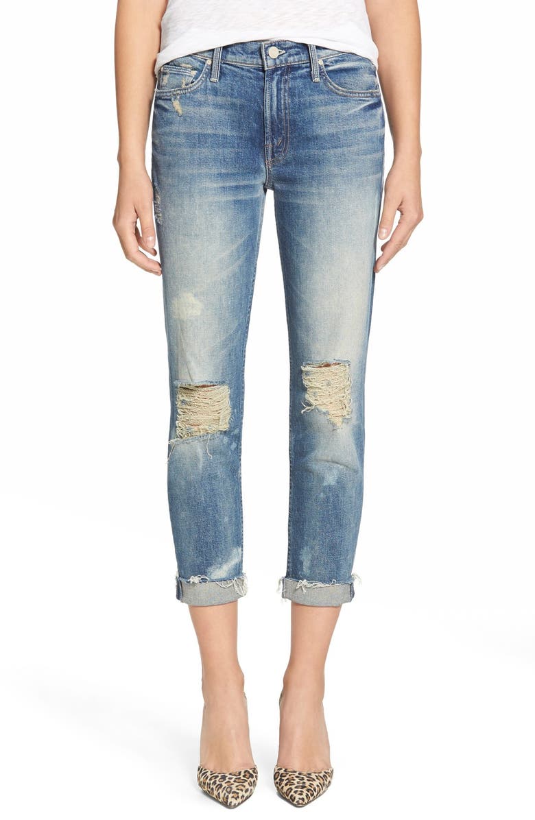 MOTHER 'The Dropout' Boyfriend Skinny Jeans (Reckless) | Nordstrom