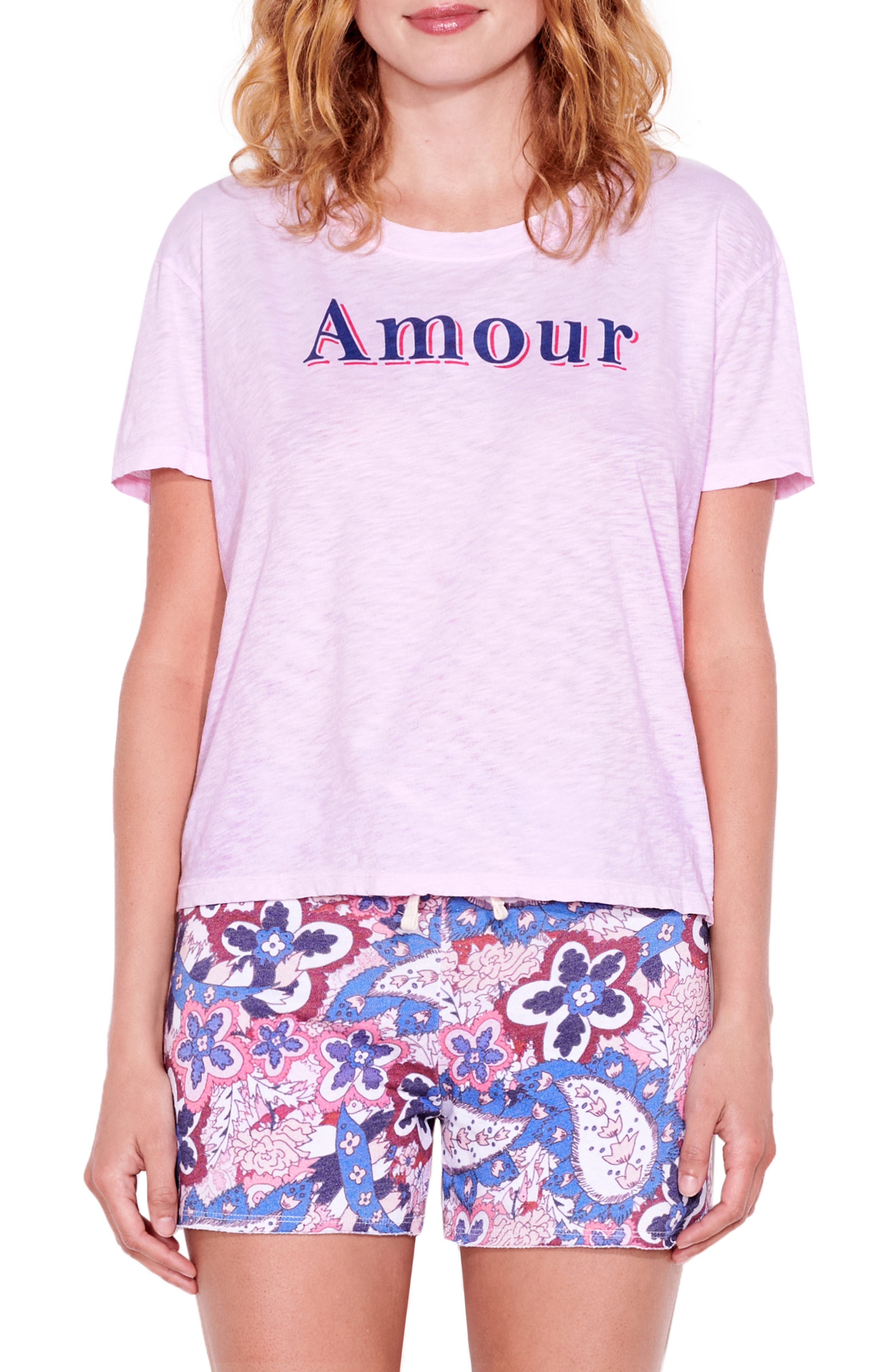 amour graphic tee