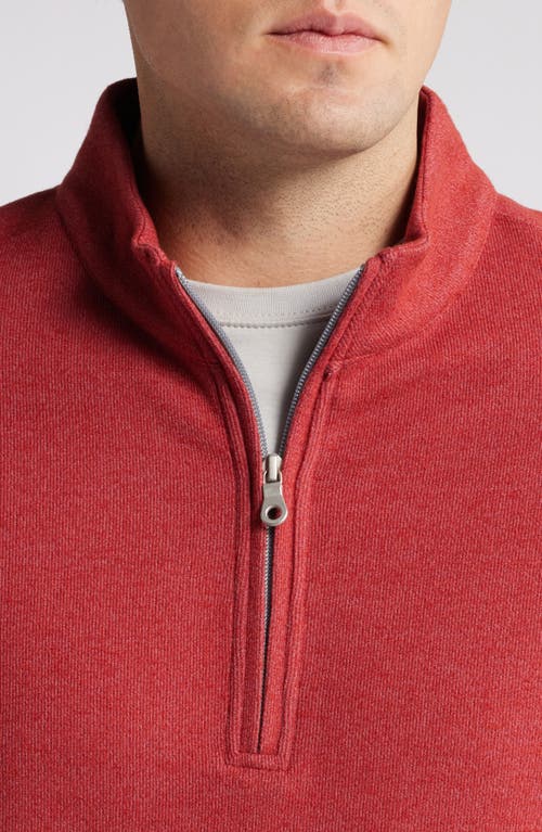 SCOTT BARBER SCOTT BARBER STRETCH QUARTER ZIP TOP 