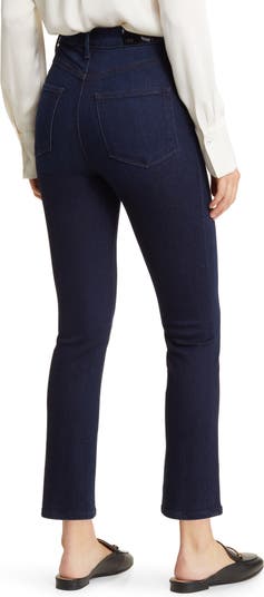 Cindy High Waist Straight Leg Jeans