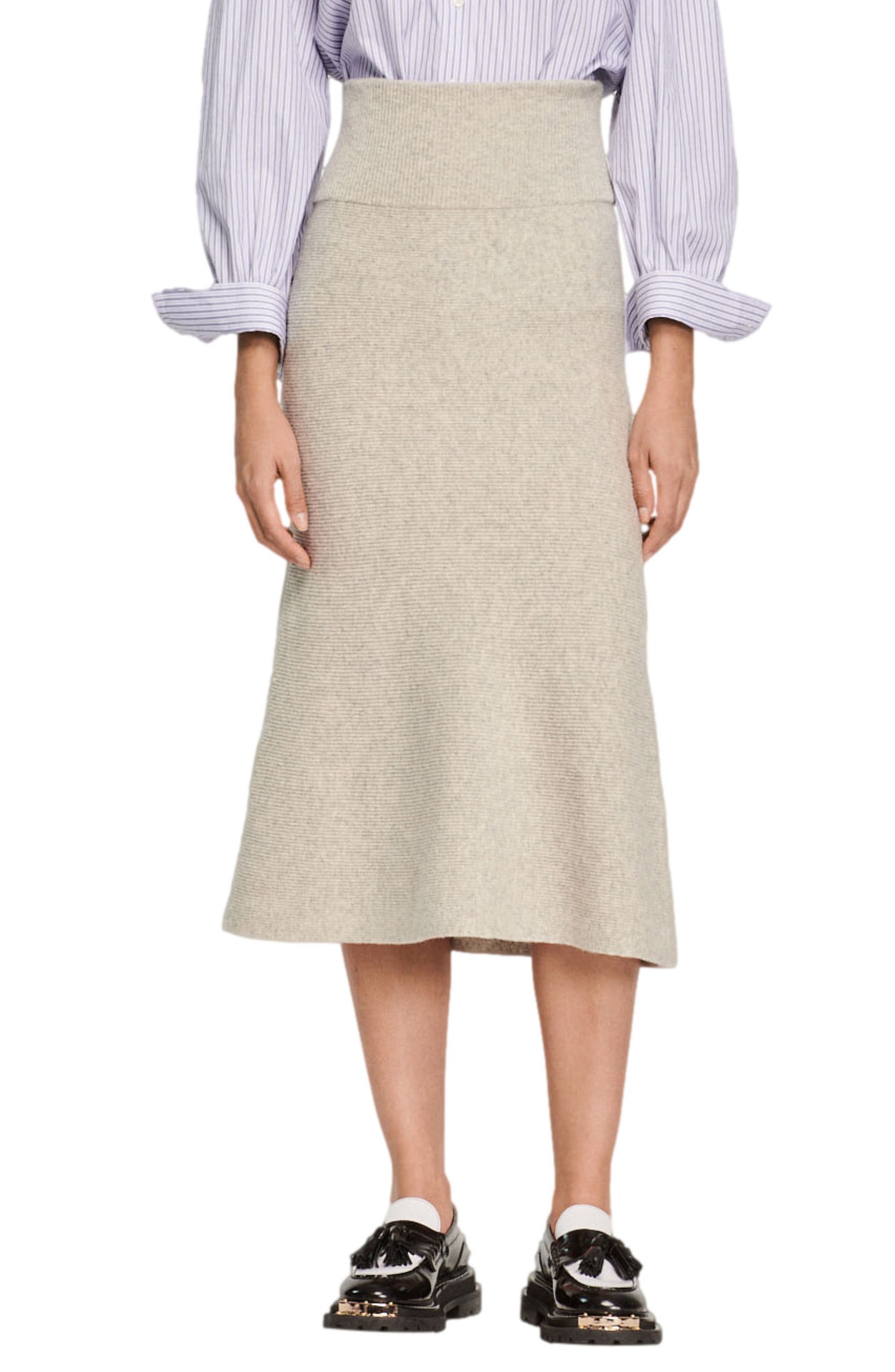 wool midi skirt | Nordstrom