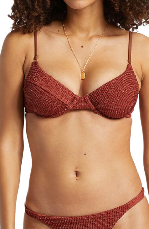 Morgan Shimmer High Underwire Bikini Top