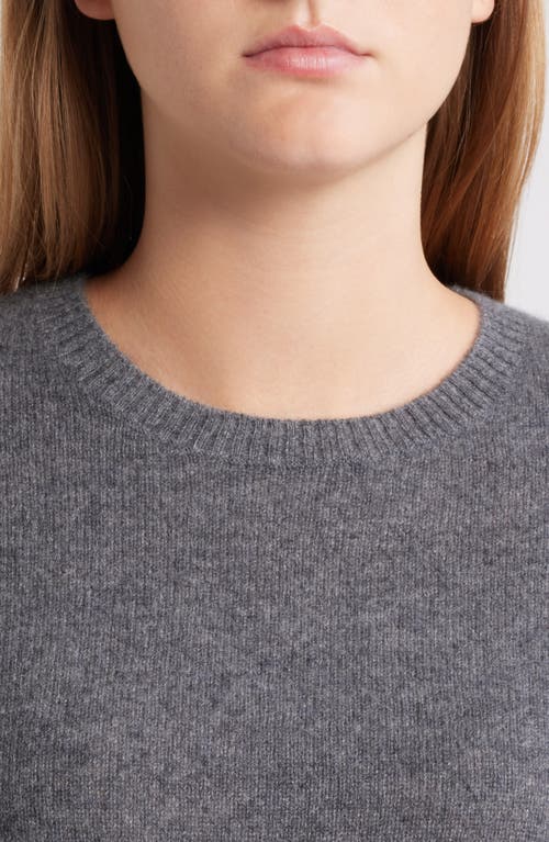 Shop Caslonr Caslon(r) Cashmere Crewneck Sweater In Grey Dark Heather