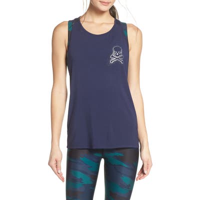 Soul By Soulcycle Twist Back Tank, Blue