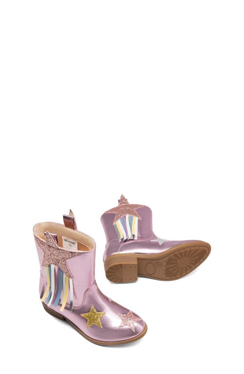 Dream Pairs Kids' Western Boot In Pink