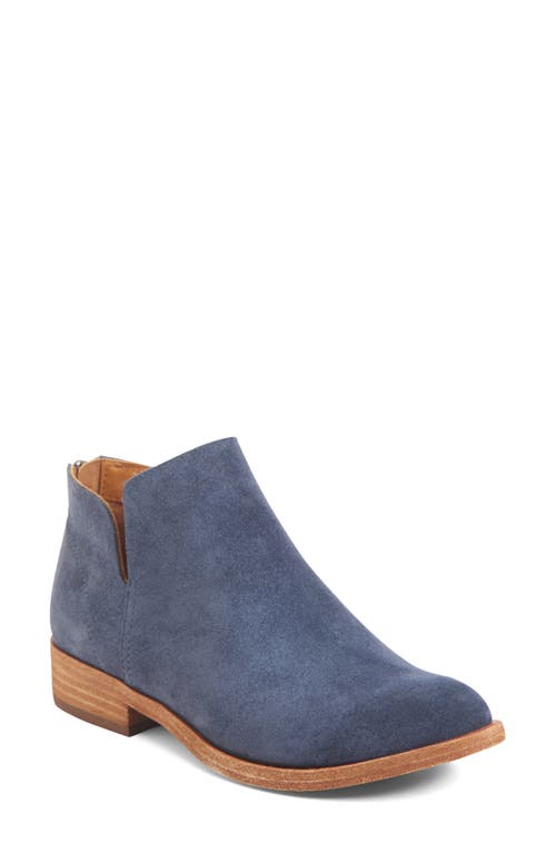 Kork-Ease Renny Leather Bootie in Navy Suede